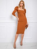 Sukienka EM-SK-PL2772.63P jasny brązowy one size S/M
