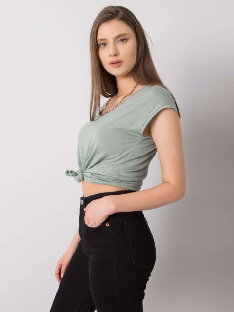 T-shirt 37-TS-190221.93 pistacjowy XS