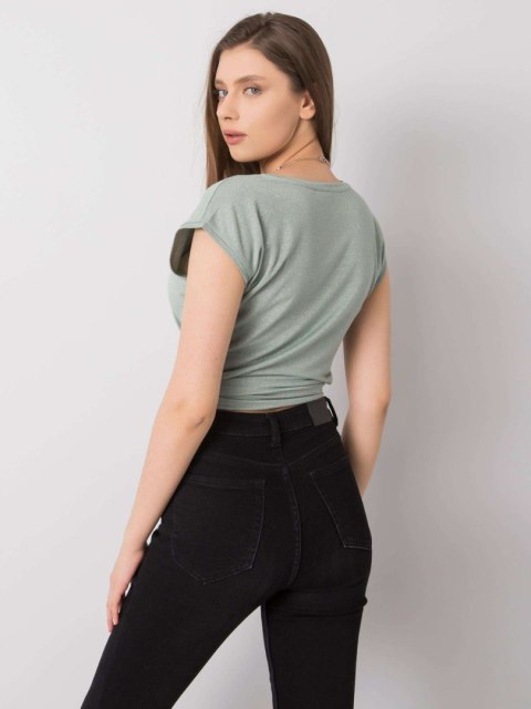 T-shirt 37-TS-190221.93 pistacjowy XS