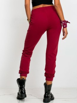 Spodnie dresowe RV-DR-5040.04X bordowy M