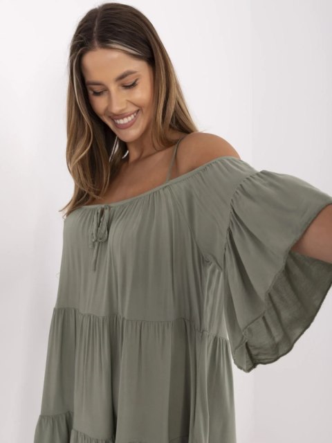 Sukienka TW-SK-BI-80840.20 khaki M