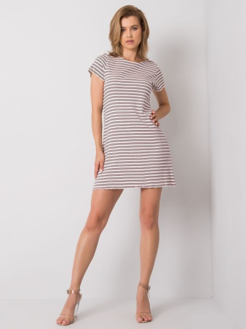 Sukienka TW-SK-G-076.81P biało-czerwony XL