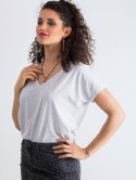 T-shirt RV-TS-4832.27P jasny szary M