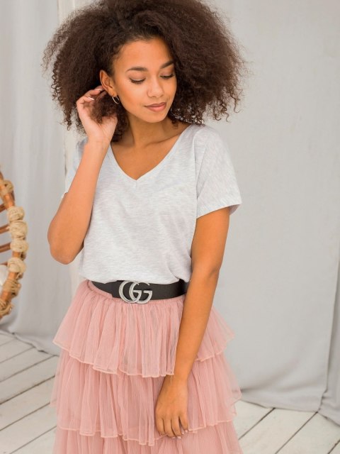 T-shirt RV-TS-4832.27P jasny szary M