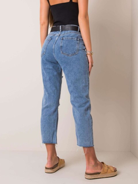 Spodnie jeans NM-DE-SP-L0820.36P niebieski XS