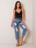 Spodnie jeans NM-DE-SP-L0820.36P niebieski XS