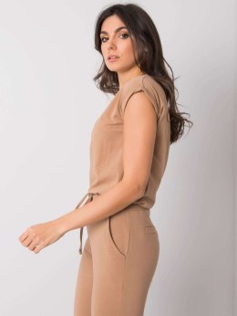 T-shirt RV-TS-6108.04 camelowy S