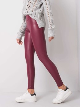 Leginsy RV-LG-6007.11 ciemny czerwony XL