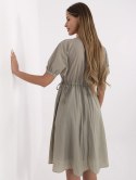Sukienka 217-SK-25663.03 khaki M