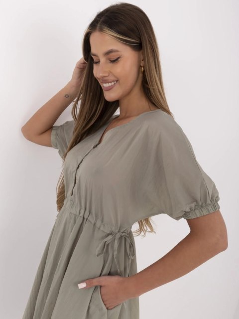Sukienka 217-SK-25663.03 khaki M