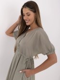 Sukienka 217-SK-25663.03 khaki S