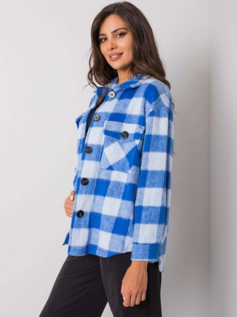 Koszula EM-KS-2856-1.21P biało-niebieski