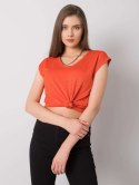 T-shirt 37-TS-190221.90 ciemny pomarańczowy XS