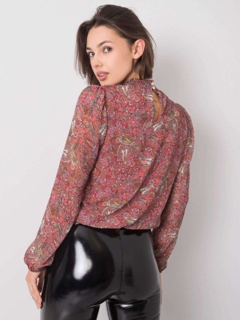 Bluzka D50039F11031A ciemny różowy XL