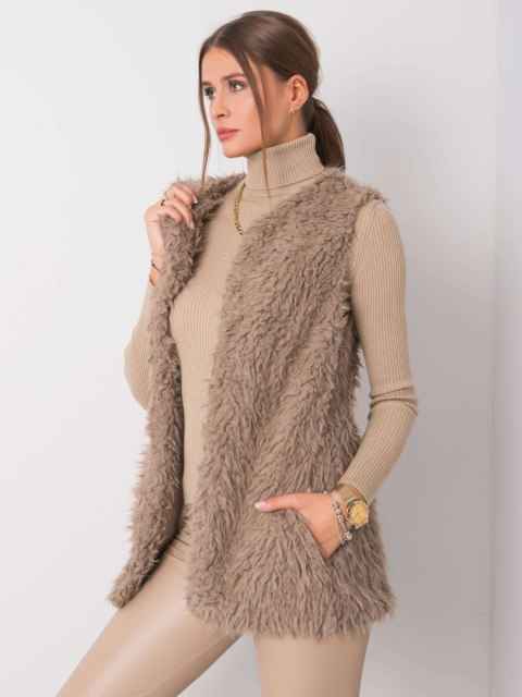 Kamizelka AT-KZ-22105.11P ciemny bezowy M/L