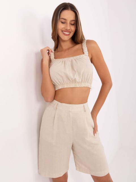 Komplet 341-KMPL-5283.07 jasny beżowy M