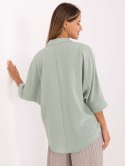 Koszula 328-KS-4062.81 pistacjowy XL
