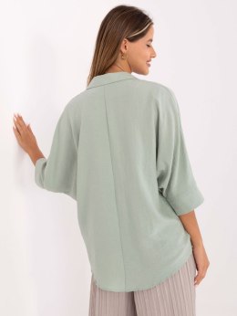 Koszula 328-KS-4062.81 pistacjowy XL