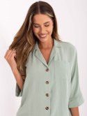 Koszula 328-KS-4062.81 pistacjowy XL