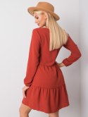 Sukienka D50010F30264A ciemny pomarańczowy M/L