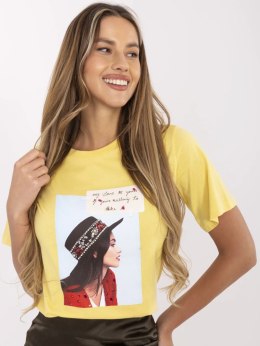 T-shirt PM-TS-SS21TX64.32 żółty M