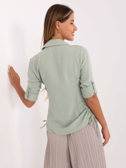 Koszula 328-KS-4054.87 pistacjowy M