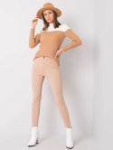 Spodnie 269-SP-0550.07 beżowy M