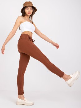 Spodnie dresowe RV-DR-3589.07X ciemny brązowy L