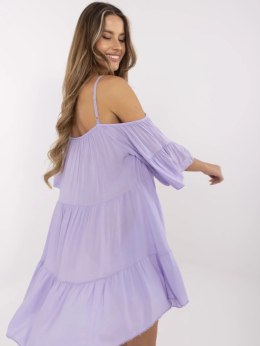 Sukienka TW-SK-BI-80840.20 jasny fioletowy L