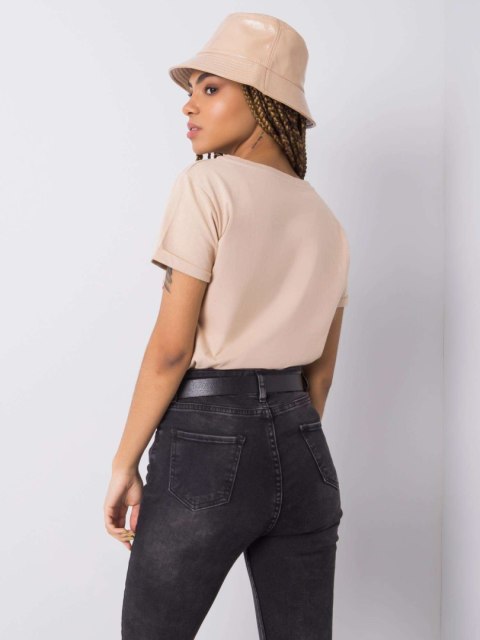 T-shirt TW-TS-BL-001.99 beżowy XL