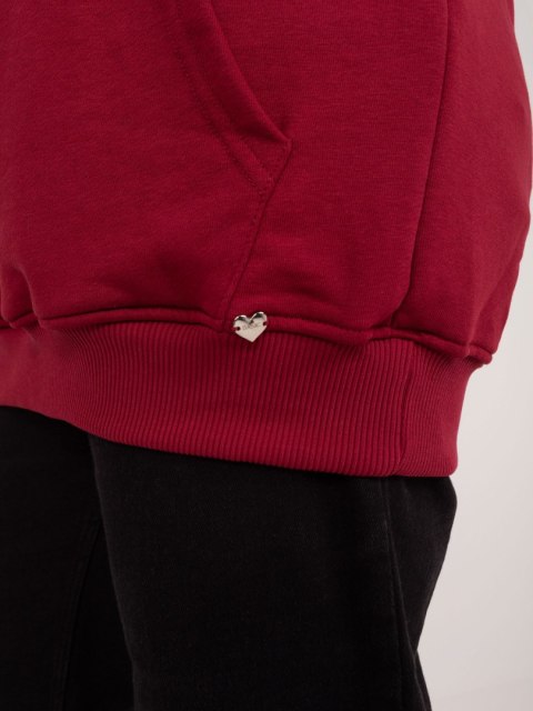 Bluza RV-BL-6338.19X bordowy 2XL