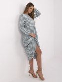 Sukienka 232-SK-8005.20 mietowy M