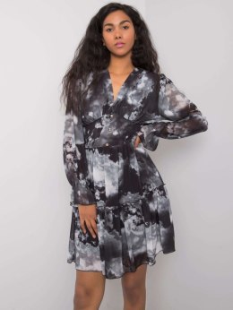 Sukienka TW-SK-BI-1029.76 szaro-czarny