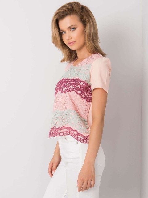 Bluzka LK-BZ-506276.07P bordowy 38