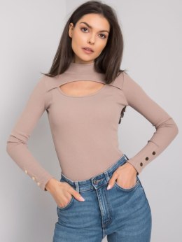 Bluzka RV-BZ-7259.20 ciemny bezowy M