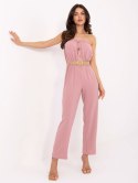 Kombinezon 361-KO-01042021.28 ciemny różowy S
