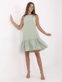 Sukienka 328-SK-5074.76 pistacjowy L