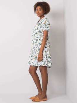 Sukienka RO-SK-2508.38P biało-zielony M