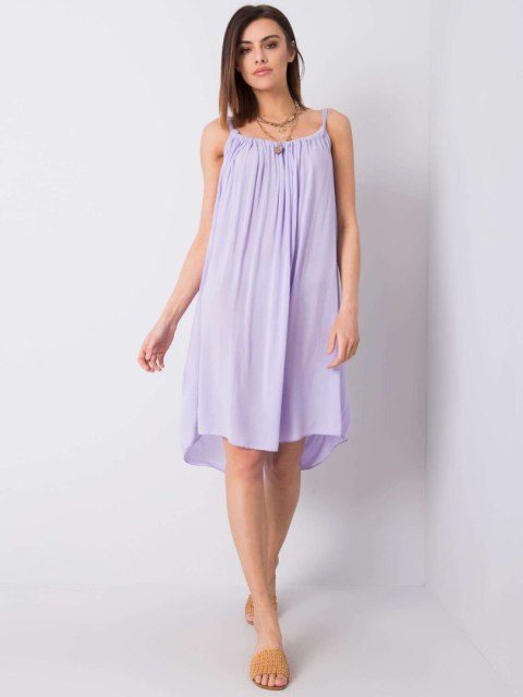 Sukienka TW-SK-BI-81541.31 jasny fioletowy L