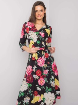 Sukienka LK-SK-508125.43P czarno-czerwony 36