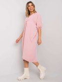 Sukienka DHJ-SK-20148.20 jasny różowy