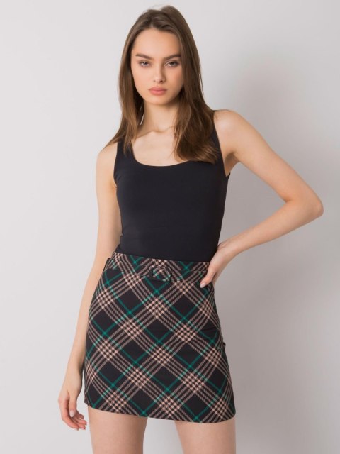 Spódnica DHJ-SD-3213.11P czarno-zielony L