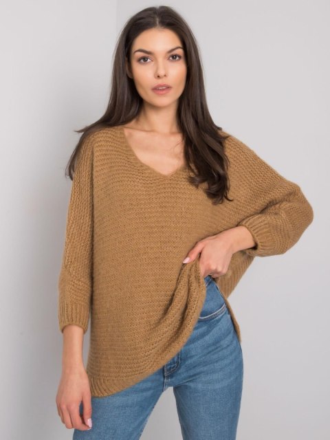 Sweter TW-SW-BI-J1001.06 camelowy