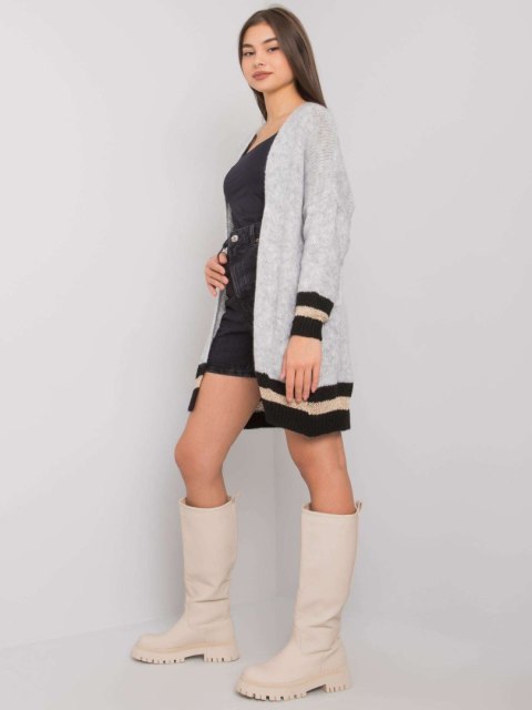 Kardigan TW-SW-BI-A21768.21 szary