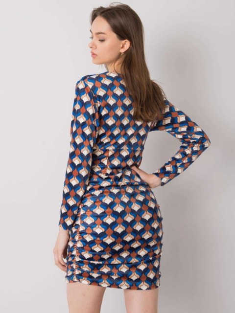 Sukienka DHJ-SK-12695.26P ciemny niebieski