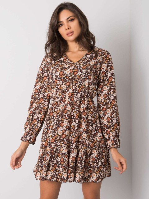 Sukienka TW-SK-BI-25624.20P czarno-żółty L