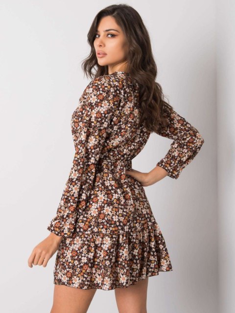 Sukienka TW-SK-BI-25624.20P czarno-żółty M