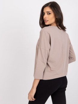 Bluzka RV-BZ-7547.12P ciemny bezowy L/XL