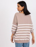 Bluzka RV-BZ-7556.68 ciemny bezowy L/XL