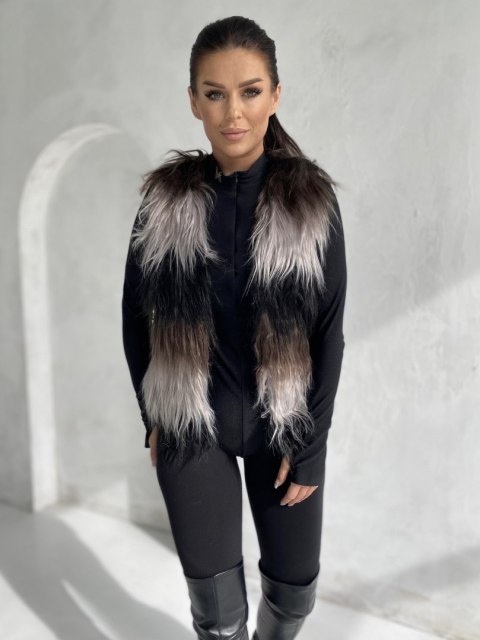 Kamizelka YP-KZ-DT-067.23P szaro-czarny L